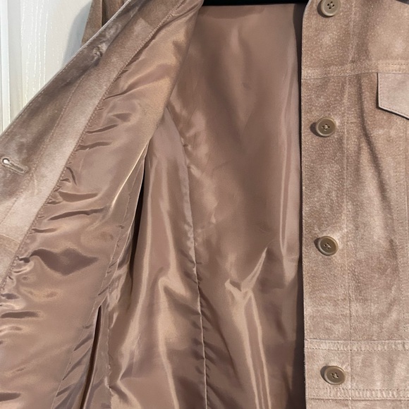 Apostrophe | Light Brown 100% leather Jacket | Size 10 - Picture 5 of 6
